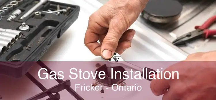 Gas Stove Installation Fricker - Ontario