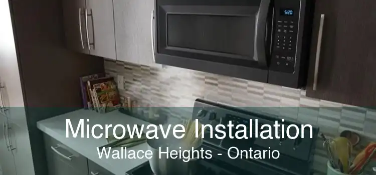 Microwave Installation Wallace Heights - Ontario