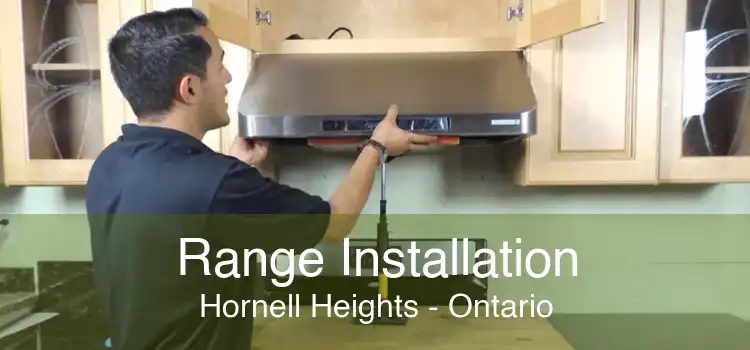 Range Installation Hornell Heights - Ontario