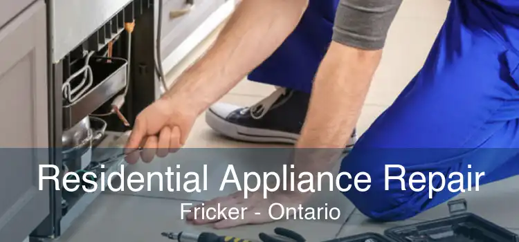 Residential Appliance Repair Fricker - Ontario